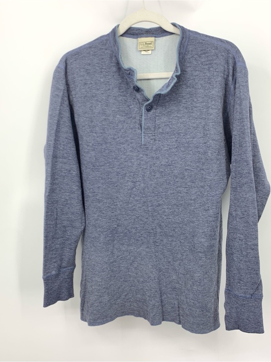 L.L. Bean Other - LL Bean Men Size Small Shirt Henley Base Layer Thermal Long Sleeve Blue Top